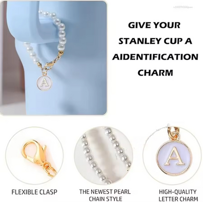 TiTi Letter Charm – Personalized Tumbler Handle Accessory
