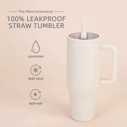 40oz Colorful Stainless Steel Insulated Tumbler with Lid