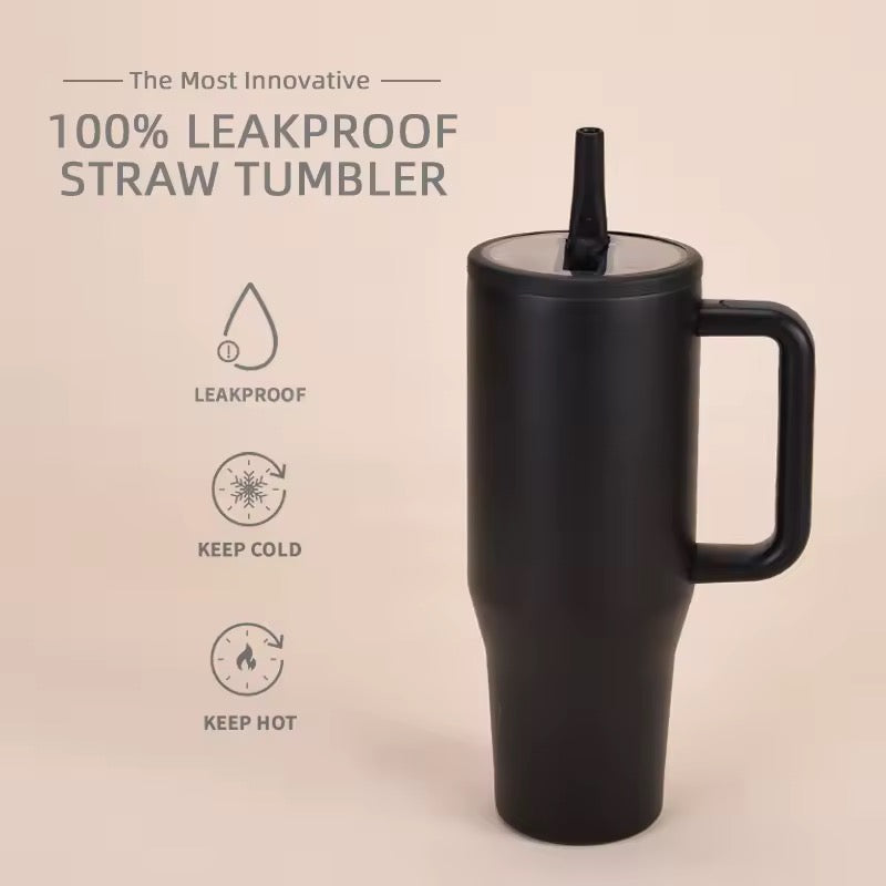 40oz Colorful Stainless Steel Insulated Tumbler with Lid