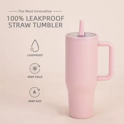 40oz Colorful Stainless Steel Insulated Tumbler with Lid