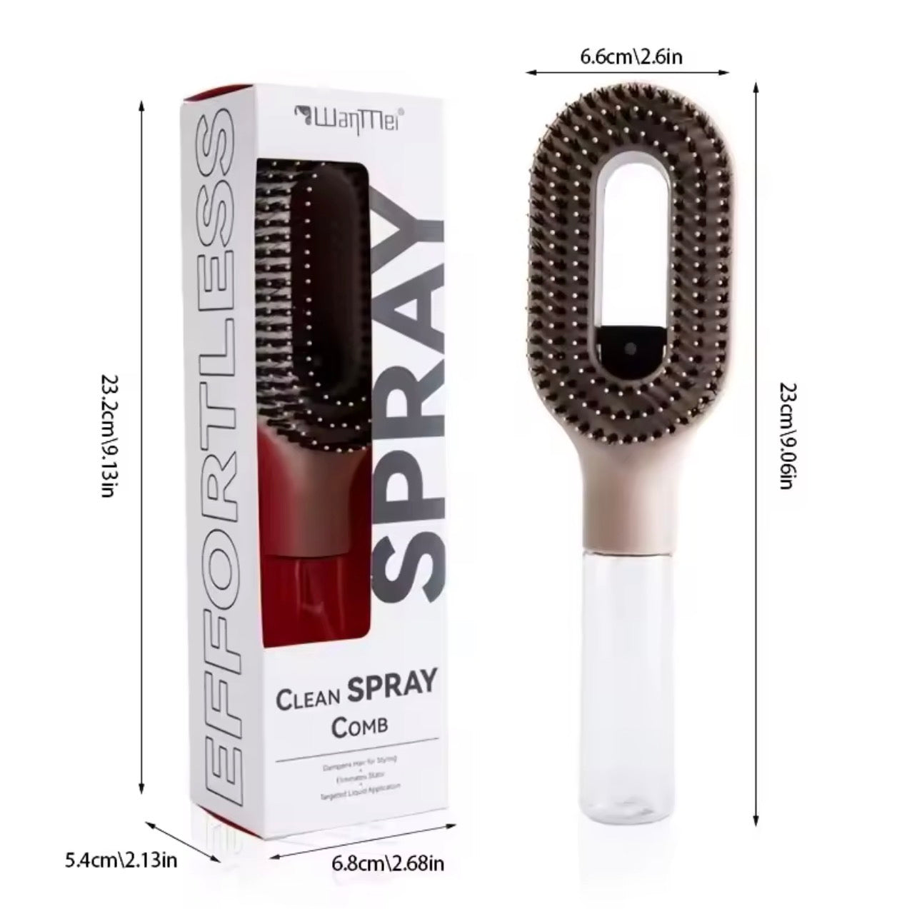 MistBrush™ – The 2-in-1 Spray Brush for Smooth, Tangle-Free Hair