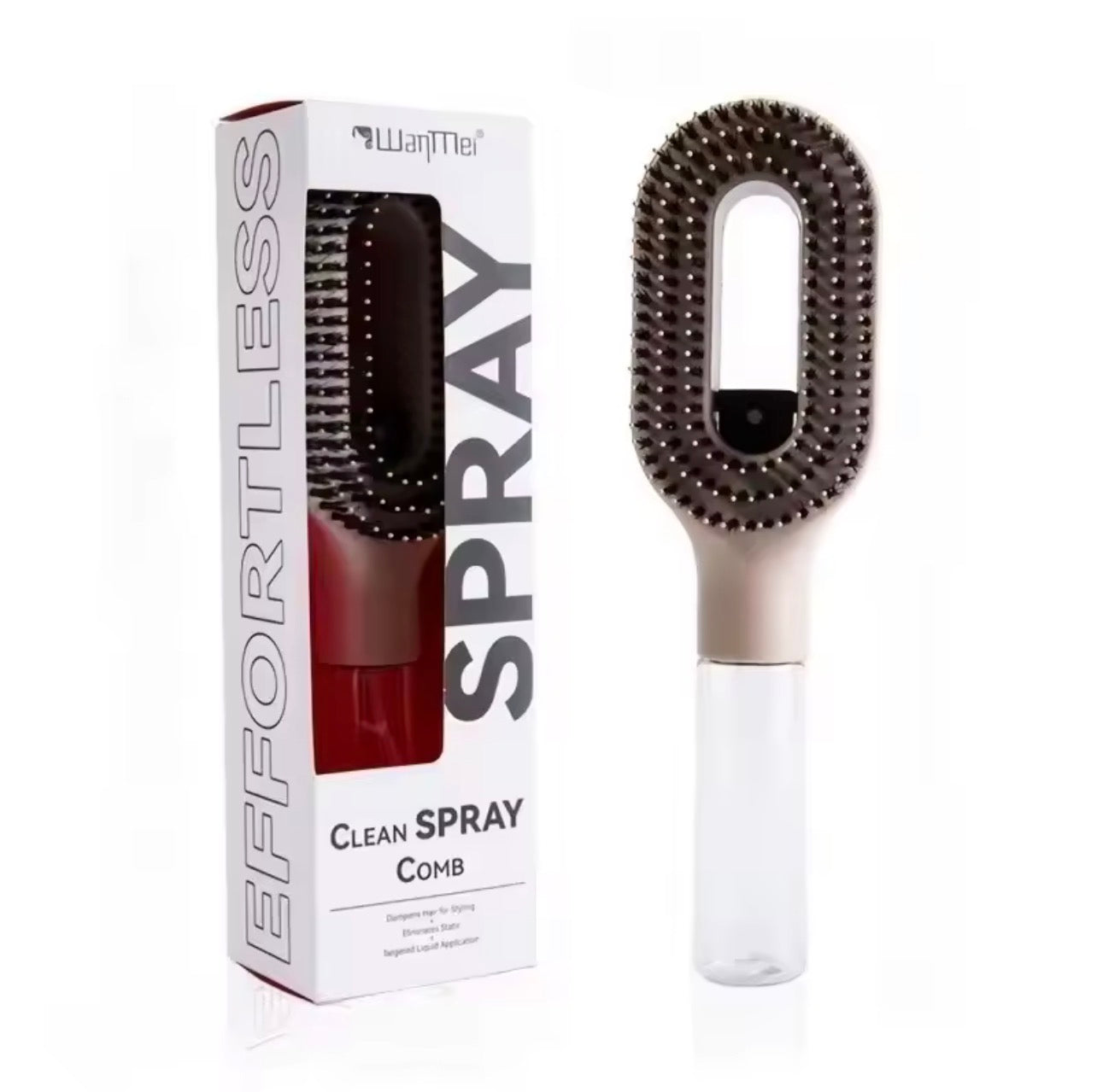 MistBrush™ – The 2-in-1 Spray Brush for Smooth, Tangle-Free Hair