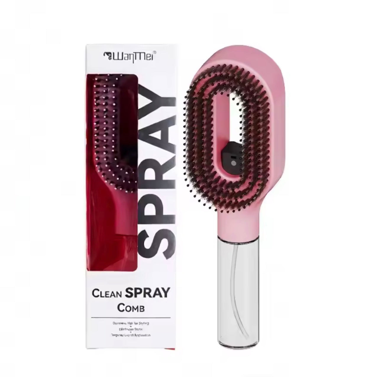 MistBrush™ – The 2-in-1 Spray Brush for Smooth, Tangle-Free Hair