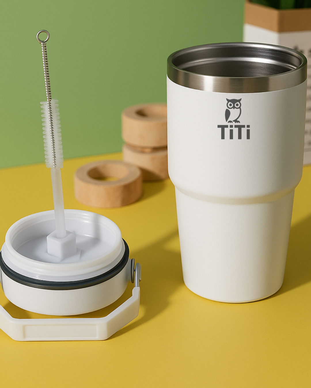 TiTi's Straw Pack  | 40 OZ |  + 2 Brushes