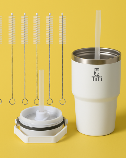 TiTi's Straw Pack  | 40 OZ |  + 2 Brushes